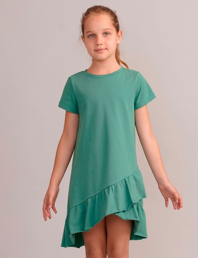 Asymmetrical hem dress